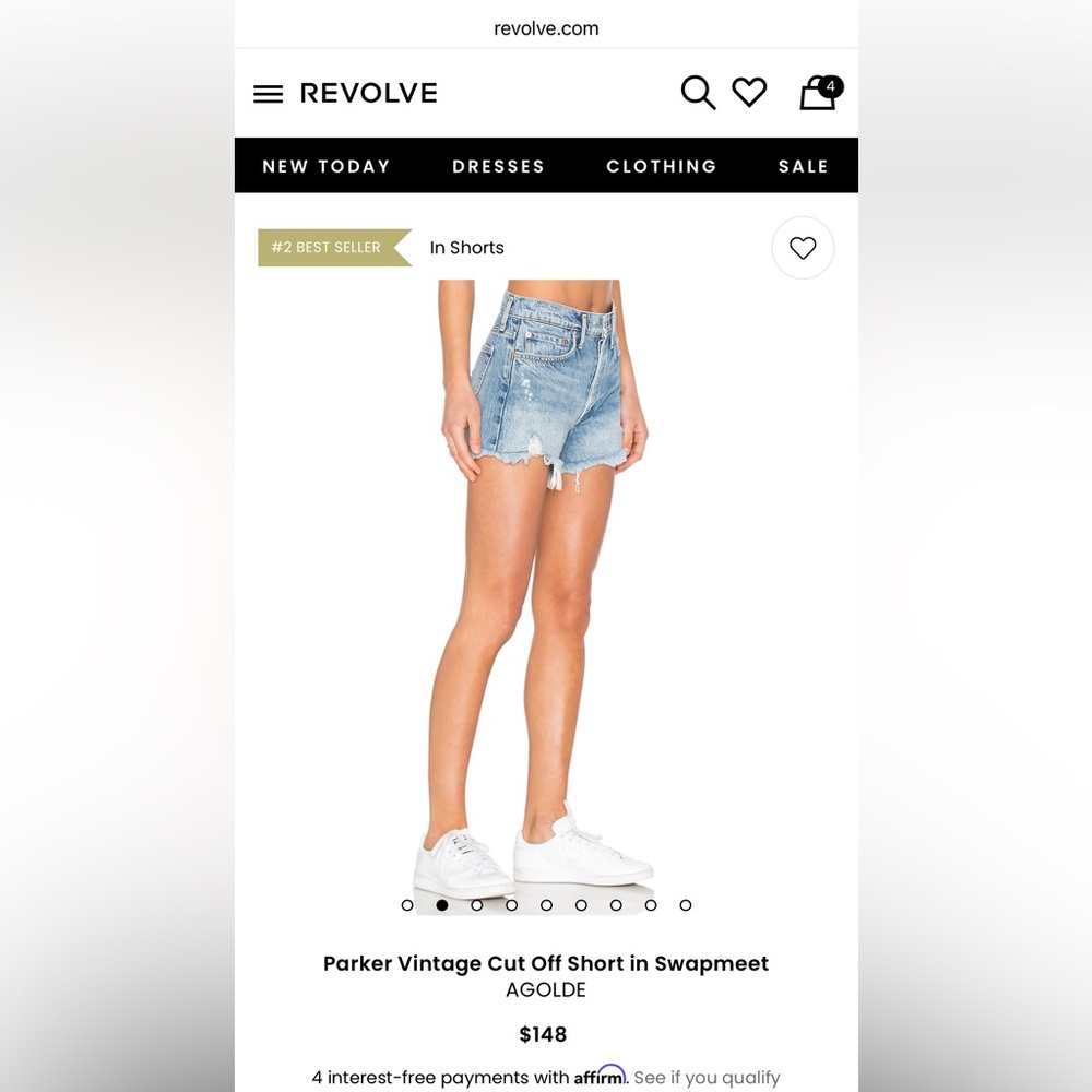 Agolde Parker Short